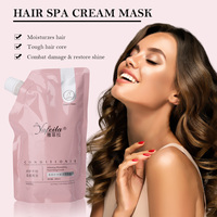 Masque capillaire nourrissant avancé à l'huile d'argan et de noix de coco pour cheveux fragiles et bouclés - Vente chaude