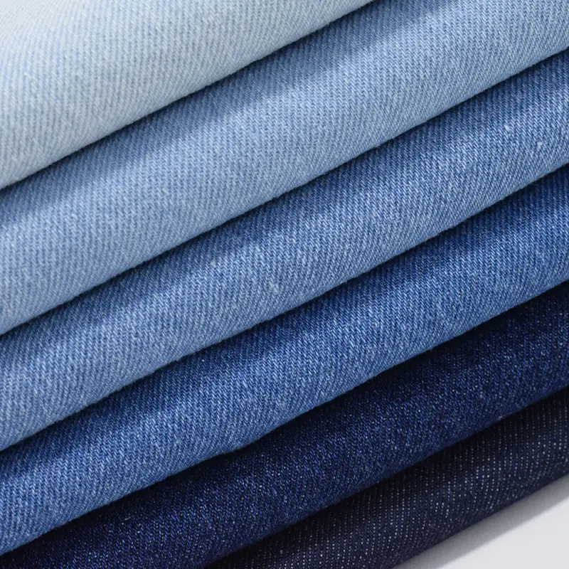 Preço de fábrica de tecido 100% algodão sarja lavada 10S 10oz tecido denim para jeans