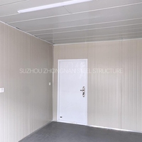 Maison en conteneur à plat de 2 ou 3 étages Duplex multifamilial préfabriqué pour l'Afrique du Sud en panneau sandwich