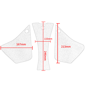 <span class=keywords><strong>Z1000</strong></span> XXUN אופנוע חלקי גז שמן דלק טנק Pad מדבקות הגנת קוואסאקי Z 1000 2015 2016 2017 2018 2019 2020 2021 - Product Image 6