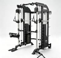 Multi Smith Power Rack Robuste pour la Maison avec Piles de Poids, Machine Smith et Cage de Musculation pour Triceps – Équipement de Gymnastique à Domicile à Vendre