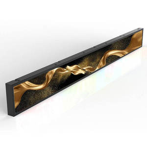Supermarkets use digital advertising <b>shelves</b> edge ultra-wide LCD stretched bar display touch display - Product Image 3