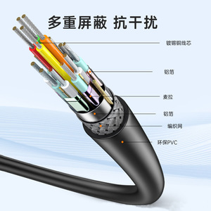 Cable USB-C a HDMI 4K 60Hz chapado en oro para portátil, teléfono, monitor, proyector - Product Image 2