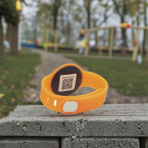 W51 KKM Bluetooth 5.0 yaşlı Buzzer bilezik için şarj edilebilir IoT akıllı cihazlar ile SOS panik düğmesi ve BLE Beacon bilekliği - Product Image 2