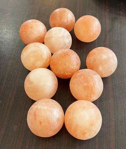 Kunden spezifische Himalaya Kristall Salz Seife Massage Stein Magie Hand Detox Ball Handwerk Souvenir aus Pakistan Geschenk - Product Image 2