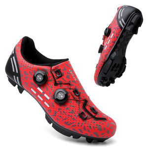 Chaussures de cyclisme unisexes respirantes avec empeigne en PU et semelle intermédiaire en EVA compatibles avec le vélo de route d'intérieur Pelaton - Product Image 6
