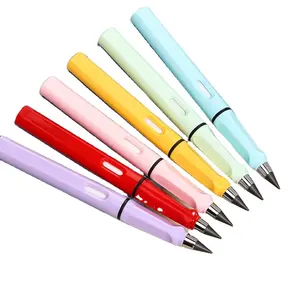 New Factory Price 2b Unlimited Inkless Colorful Metal Easy Use Durable Endless Writing Drawing Eternally Hb Pencil