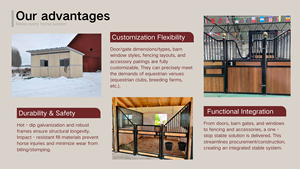 กล่องไม้สำหรับใส่ม้าแบบพกพาสำหรับใช้ในฟาร์ม - Product Image 4