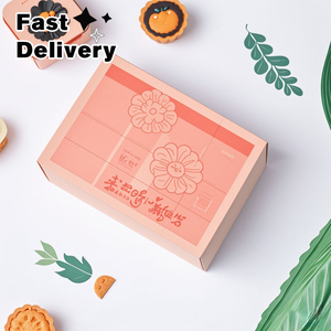 Boîte à gâteaux personnalisée avec logo, 2 à 8 compartiments pour boulangerie, sushis, cupcakes, gâteaux de lune, biscuits - Boîte cadeau tiroir en matériaux recyclés - Product Image 3