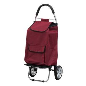 Chariot de courses pratique pour supermarché avec sac de rangement latéral, petite remorque, grande capacité, chariot de courses pour personnes âgées - Product Image 3