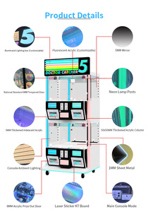 เครื่องจับเล็บขนาดเล็กความเร็วคมเครื่องเกมอาร์เคดขนาดกะทัดรัดสำหรับตุ๊กตาและของขวัญ - Product Image 6