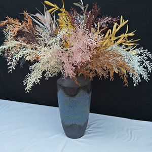 Composizione floreale del soffitto di nozze, decorazione, bambù, erba artificiale e di acacia - Product Image 2