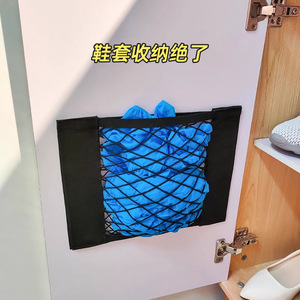 Sac de rangement mural en maille rectangulaire en tissu non tissé, organisateur de porte, rangement mural pour armoire de cuisine 25x30cm 25x40cm - Product Image 3