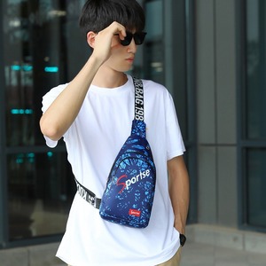 Sportse Men's Chest <b>Bag</b> Oxford Casual Crossbody <b>Bag</b> With Printing Design For Leisure Travel All Seasons Spring 2025 - Product Image 1