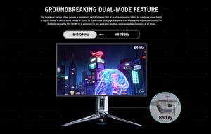 Original A.S.U.S ROG Swift OLED PG27AQWP-W gaming <b>monitor</b> 26.5" Tandem OLED Dual-Mode (QHD @ 540Hz, HD @ 720Hz) 0.02ms - Product Image 5