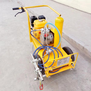 Aplicación Máquina de marcado por pulverización en frío Máquina de marcado de carreteras <span class=keywords><strong>Pintor</strong></span> de línea sin aire Máquina de marcado de línea de carretera por pulverización en frío para la venta - Product Image 5