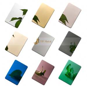 LL180 Manufacturer PVD <b>Mirror</b> Gold Black Blue Color Coated Decorative 304 201 Stainless Steel <b>Sheet</b> and Plate - Product Image 6