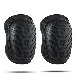 Knee Pads Black Composite Material Construction Work Safety Protective Gear for Industrial Labor Tiling Car Repair Landscaping - Product Image 1