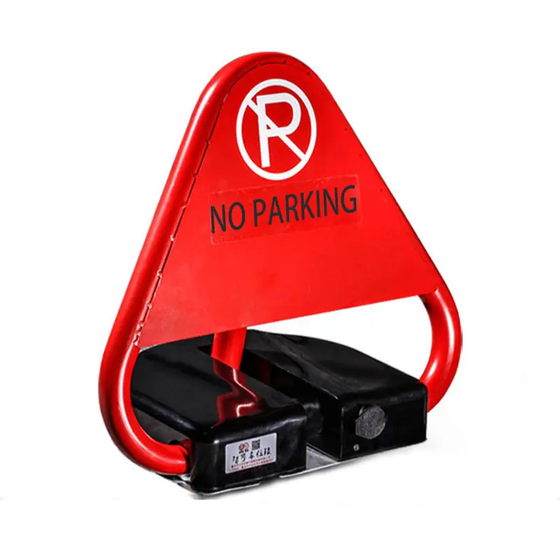 Cerradura de estacionamiento triangular Control remoto inteligente Barrera de bloqueo de estacionamiento automático para automóvil Sin Dispositivo de estacionamiento con control remoto automático