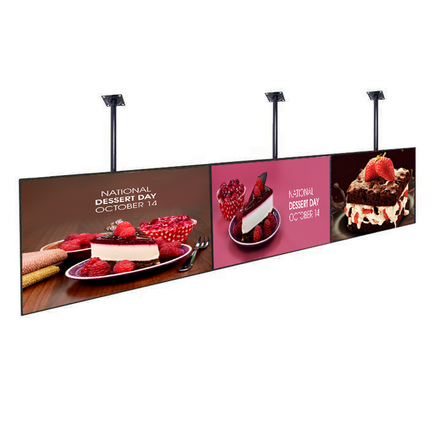 Restaurant LCD Menu Board 32-86 Inch Wall-Mounted Digital Signage with Customizable Graphics for Elevator and Indoor Use