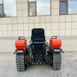 Gute Qualität 50 PS Diesel-Raupen traktor Land maschinen Rotations fräsen grubber für Traktoren
