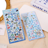 Pegatinas de Resina Epoxi 3D con Dibujos Animados, Resistentes al Agua, Ideales para Diarios Infantiles y Decoraciones DIY, Venta al Por Mayor