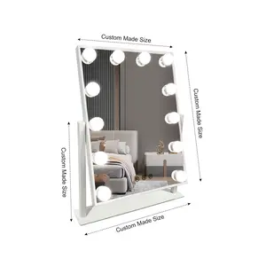 Lampe miroir à led miroir à led avec rétroéclairage miroir à led de maquillage