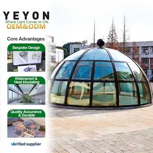 Yeyon 2026 OEM <span class=keywords><strong>Kit</strong></span> de serre <span class=keywords><strong>en</strong></span> <span class=keywords><strong>aluminium</strong></span> moderne à toit polygone, à assembler soi-même, pour usage résidentiel extérieur, véranda <span class=keywords><strong>en</strong></span> verre - Product Image 1