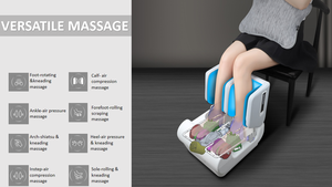 Hava sıkıştırma ve titreşimli teknoloji ile 2024 son tasarım katlanabilir elektrik ayak bacak masaj kan dolaşımı refleksoloji - Product Image 5