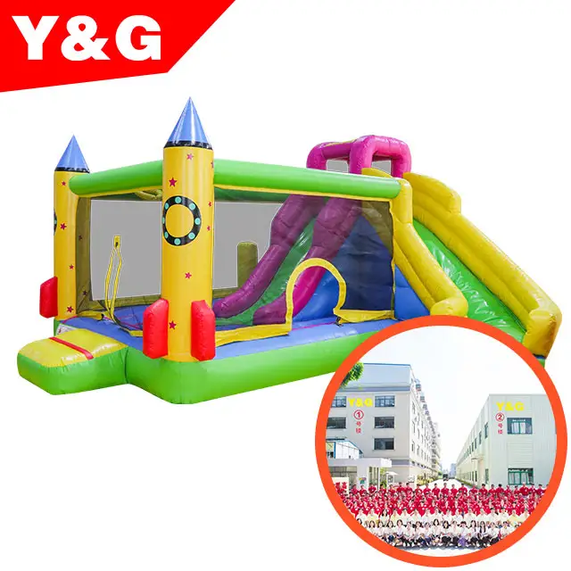 Y & G rumah bouncing tiup putih komersial | Rumah bouncing balon bouncing desain gratis | Rumah pantul balon tiup