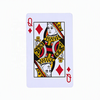 Jeu de cartes de poker en PVC imperméable ou en papier de haute qualité avec coins arrondis/formés, impression personnalisée pour divers thèmes et contenu
