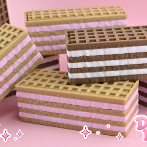 FUSEJOY3D Impression 3D Weihua Biscuit Clicker Porte-clés Clicker Fidget Décompression Keypress - Product Image 5