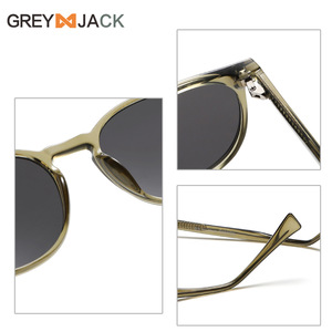 Lunettes de soleil Greyjack unisexes, monture TR90, lentille TAC, protection UV400, type 3, pare-soleil, couleur noire, KG2503 - Product Image 1