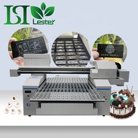 Imprimante alimentaire grand format A1 LSTA2A1-LT622 à vitesse rapide 6590 et 6090 CMYKW Blanc pour l'impression de biscuits noirs et de chocolat