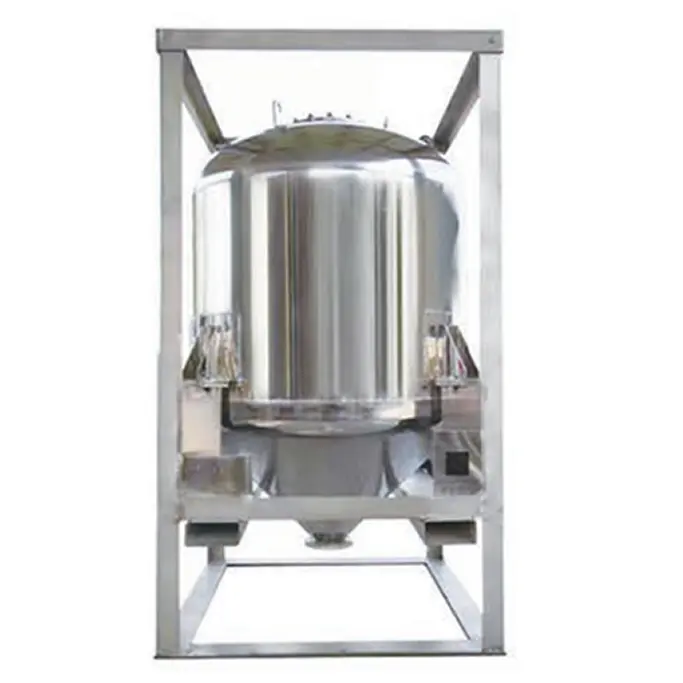 1000L Lithium Salt Tank Ton Barrel Stainless Steel Electrolyte Storage Acid Fluid Assistant Container