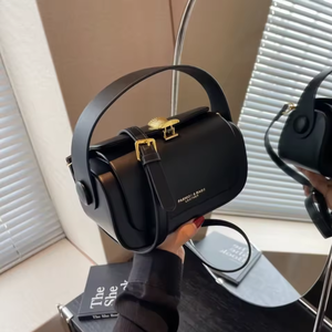 Túi đeo chéo nữ mini hình vuông thời trang đơn giản, túi xách và ví cầm tay thiết kế sang trọng, hình hộp, màu trơn, túi đeo vai - Product Image 1