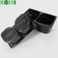 Personnalisé Carré 6 8 Compartiments Boîte de Chocolat de Luxe Moulage en Plastique avec Blister Vente en Gros