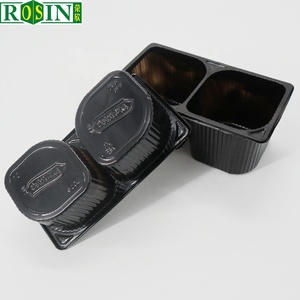 Caja de chocolate de lujo con 6 y 8 compartimentos cuadrada personalizada, moldura de plástico con bandeja blíster, venta al por mayor - Product Image 6