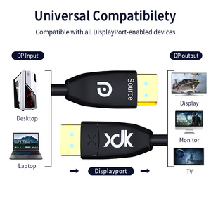 Factory Direct Sell AOC <strong>8K</strong> Displayport Cable 1.4 DP to DP Active Fiber Cable Displayport Fiber Extender for HDR <strong>Gaming</strong> <strong>Monitor</strong> - Product Image 3