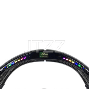 Para <span class=keywords><strong>Volkswagen</strong></span> <span class=keywords><strong>Golf</strong></span> MK6 <span class=keywords><strong>GTI</strong></span> 2008 2009 2010 <span class=keywords><strong>2012</strong></span> 2013 volante de fibra de carbono pantalla LED Interior automotriz - Product Image 6