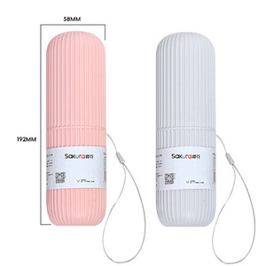 Sakura Portable Toothbrush Set With <b>Toothpaste</b> Travel Size Oral Care For Adults - Product Image 3