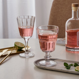 Copa de cristal sin plomo Vintage, copa de cristal de diamante, copa de vino tinto con encaje en relieve, copa de cristal para helado Vintage, yogur, postres - Product Image 3
