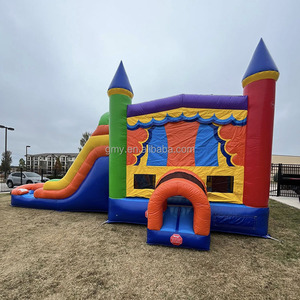 <span class=keywords><strong>Château</strong></span> gonflable extérieur combiné, jeu <span class=keywords><strong>de</strong></span> tir, moonwalk, <span class=keywords><strong>château</strong></span> gonflable avec toboggan et piscine - Product Image 5