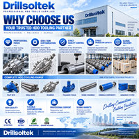 2026 Drillsoltek Alésoir de forage de type canon pour outil HDD, destiné aux projets de forage sans tranchée de pipelines et de traversées de services