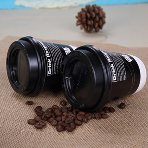 באיכות גבוהה מותאם אישית קפה כוסות חד פעמי חם לשתות כוסות vaso קפה גביע שחור - Product Image 3