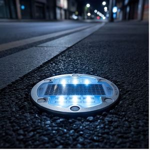 Luz solar reflectante <span class=keywords><strong>de</strong></span> doble cara IP68 <span class=keywords><strong>de</strong></span> aluminio fundido versátil para señalización <span class=keywords><strong>de</strong></span> tráfico en muelles - Product Image 4