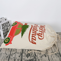 Sac cadeau de Noël écologique et recyclable |   Sac du Père Noël personnalisable |   Prix direct usine et faible MOQ acceptés