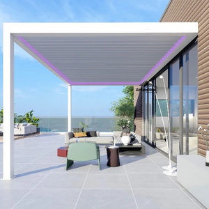 Tamaño personalizado completamente automático retráctil motorizado de aluminio al aire libre pérgola con persianas pabellón o Gazebo <span class=keywords><strong>Airfun</strong></span> al aire libre - Product Image 1