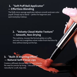 <span class=keywords><strong>Gloss</strong></span> à lèvres liquide mat velouté unique longue durée en gros OEM, vente chaude, marque privée, <span class=keywords><strong>gloss</strong></span> à lèvres hautement pigmenté - Product Image 4