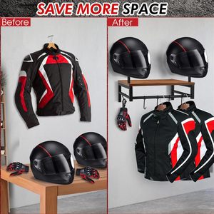 Présentoir en métal personnalisé cintre <span class=keywords><strong>de</strong></span> rangement pour casque <span class=keywords><strong>de</strong></span> <span class=keywords><strong>moto</strong></span> support <span class=keywords><strong>de</strong></span> casque <span class=keywords><strong>de</strong></span> sécurité en bois support mural - Product Image 2